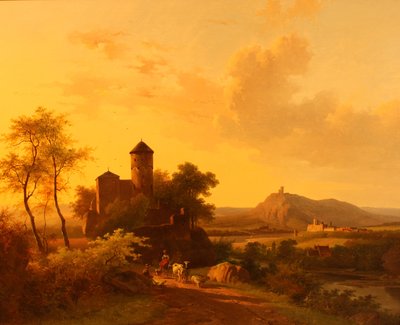Manhã na Turíngia de Barend Cornelis Koekkoek